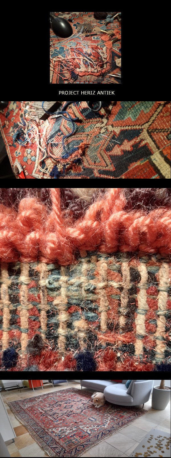 Reparatie perzisch tapijt