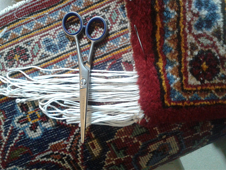 Reparatie perzisch tapijt