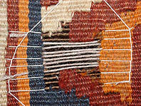 Reparatie Turkse kelim tapijt