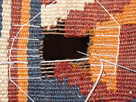 Reparatie Turkse kelim tapijt