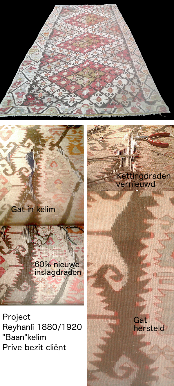 Reparatie perzisch tapijt